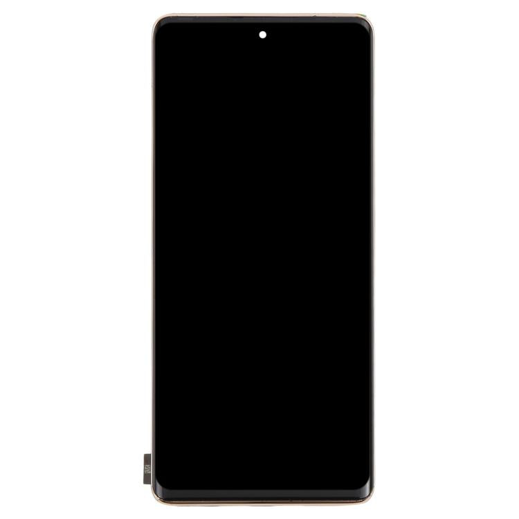 For Infinix Zero 30 4G X6731B AMOLED Original LCD Screen Digitizer Full Assembly with Frame  - Gold
