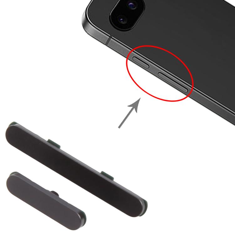 For Google Pixel 9a Original Power Button and Volume Control Button  - Black