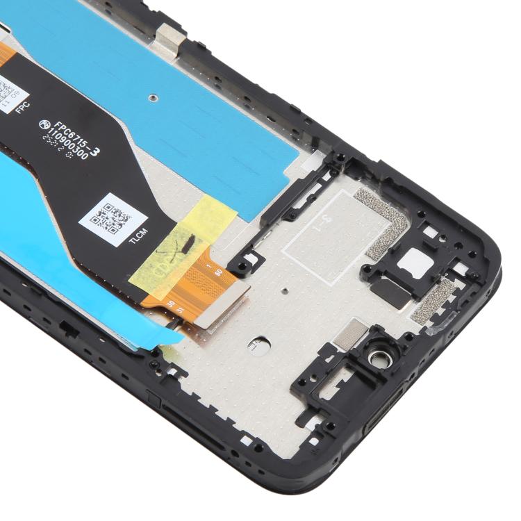 For Infinix Smart 10 X6725 Original LCD Screen Digitizer Full Assembly with Frame