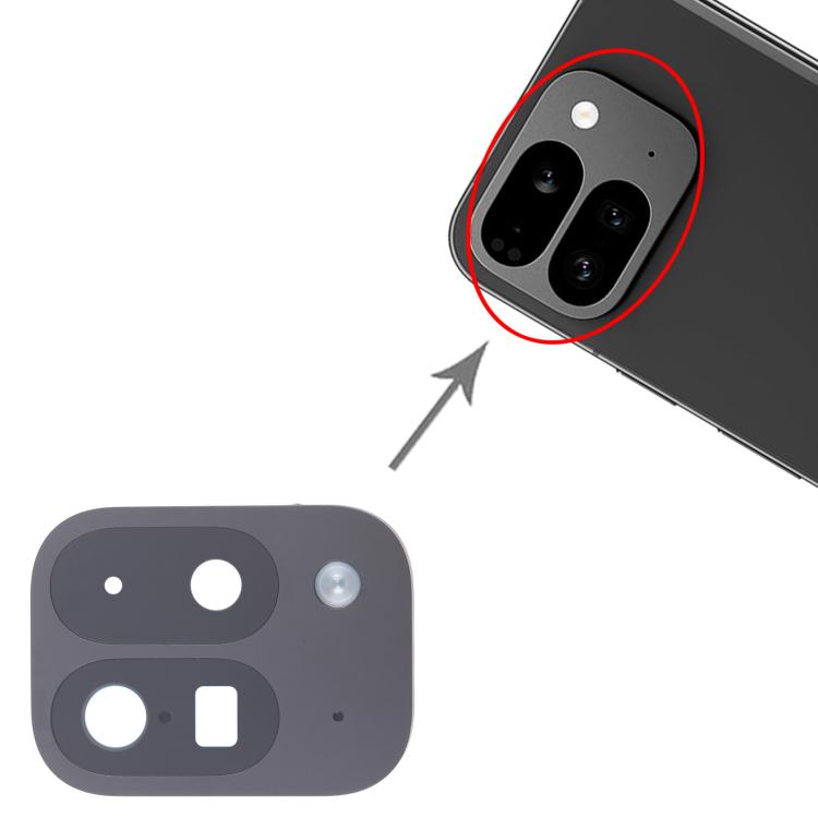For Google Pixel 9 Pro Fold Original Camera Lens Cover  - Black