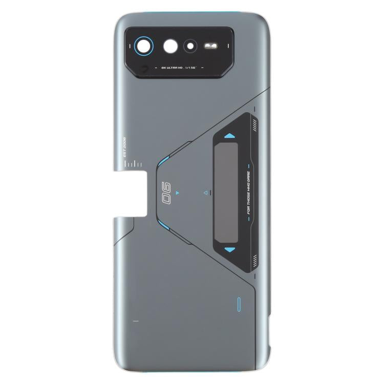 For Asus ROG Phone 6D Ultimate AI2203 AI2203-3E010EU Original Glass Battery Back Cover with Display Screen - Gray
