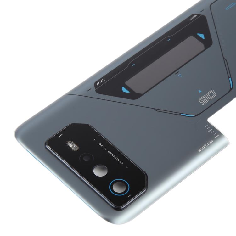 For Asus ROG Phone 6D Ultimate AI2203 AI2203-3E010EU Original Glass Battery Back Cover with Display Screen - Gray
