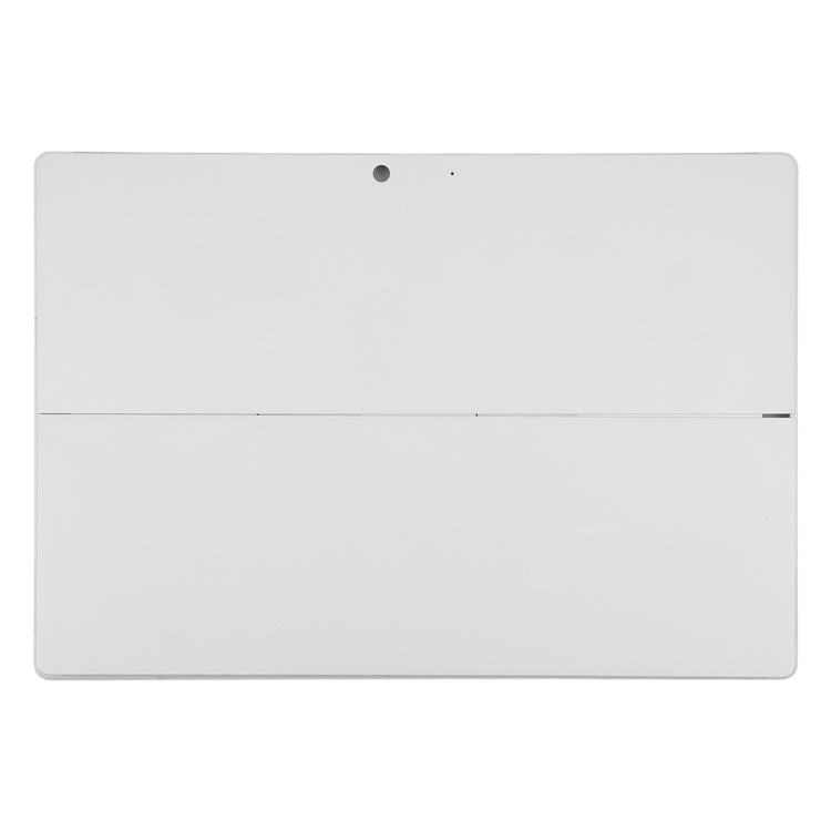 For Microsoft Surface Pro 7 1866 D-side Back Cover with Frame - Silver