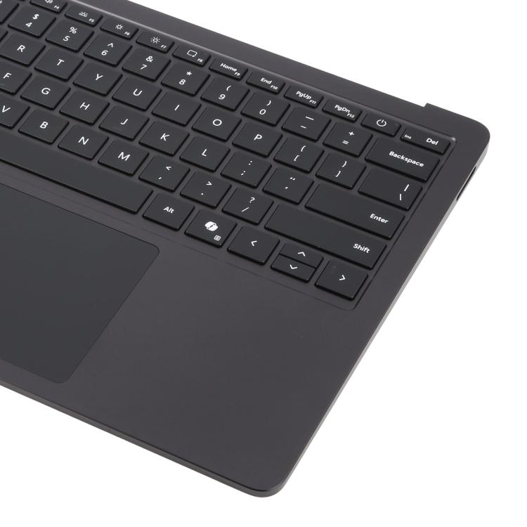 For Microsoft Surface Laptop 7 13.8 inch US Keyboard with C Shell / Touchpad  - Black