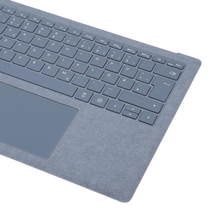 For Microsoft Surface Laptop 4 13.5 inch UK German Keyboard with C Shell / Touchpad  - Blue