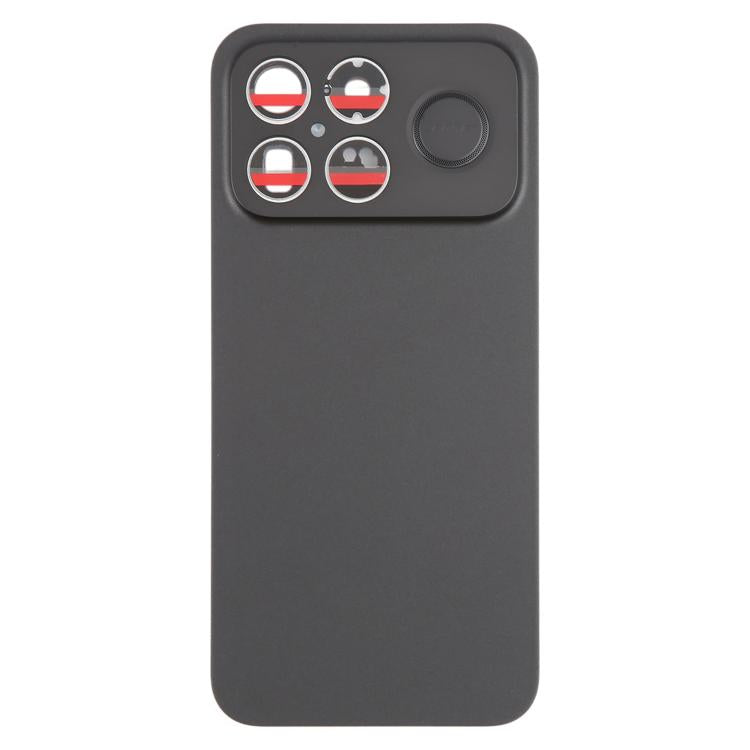 For Xiaomi Poco F8 Ultra Original Battery Back Cover with Camera Lens Frame - Black
