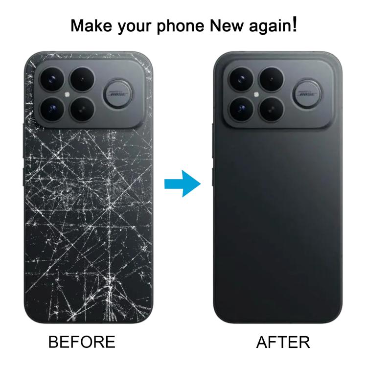 For Xiaomi Poco F8 Ultra Original Battery Back Cover with Camera Lens Frame - Black