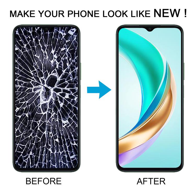 For Honor X6b Original LCD Screen Digitizer Full Assembly with Frame