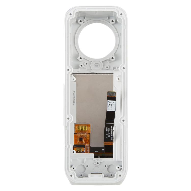 For Insta360 X5 Original LCD Screen Digitizer Full Assembly with Middle Frame - White