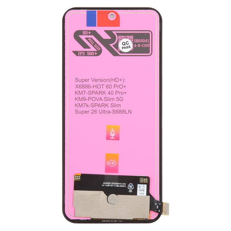 For Tecno Spark 40 Pro+ KM7 TFT LCD Screen with Digitizer Full Assembly