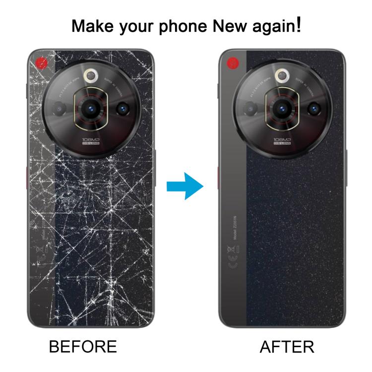 For ZTE nubia Focus Pro 5G Matte Battery Back Cover - Black