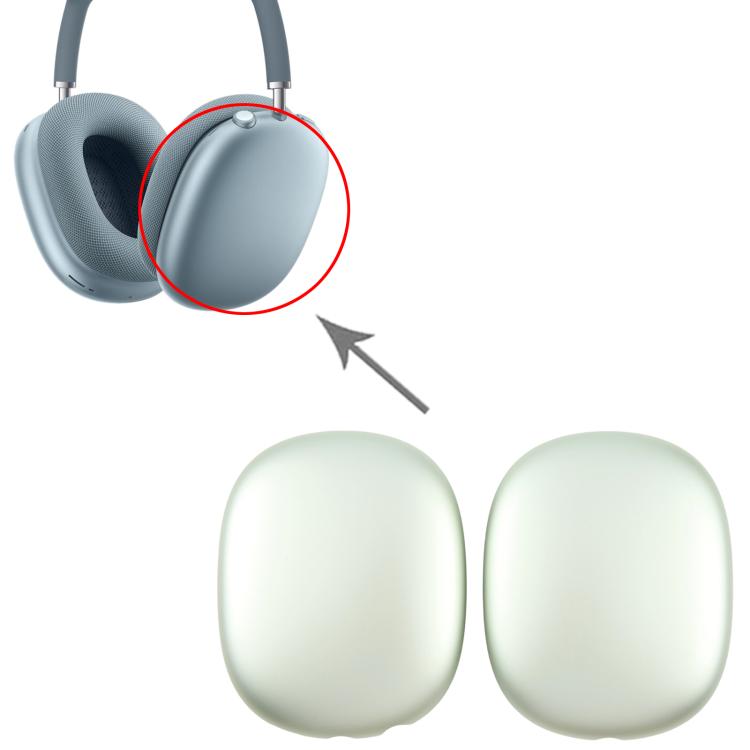 For Apple AirPods Max Left / Right Aluminum Alloy Earmuffs  - 1 Pair