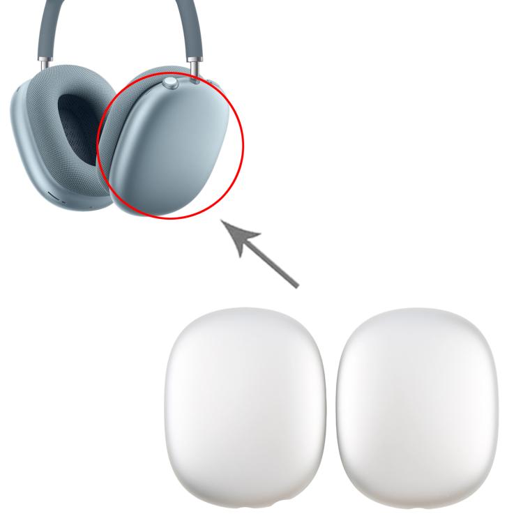 For Apple AirPods Max Left / Right Aluminum Alloy Earmuffs  - 1 Pair