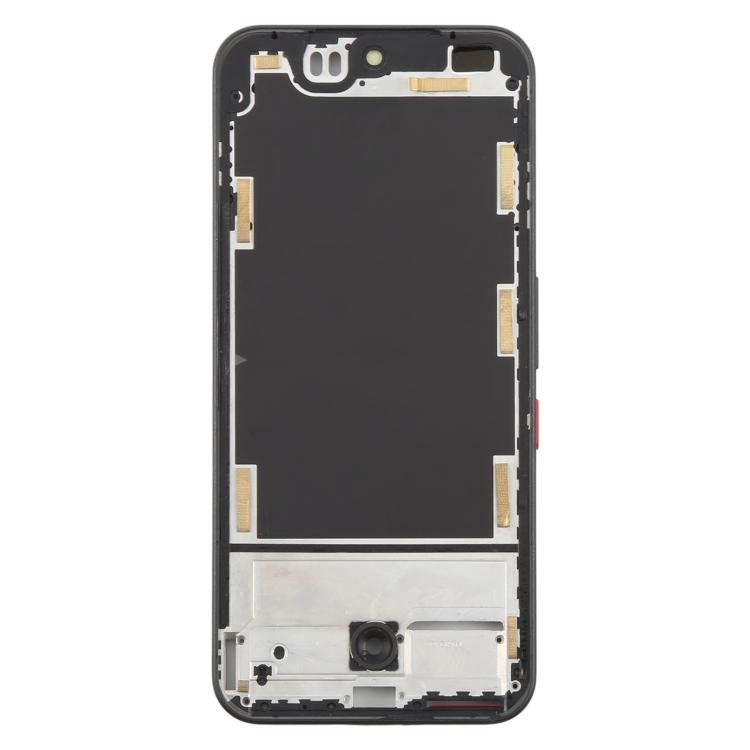 For ZTE nubia Neo 5 GT Z2570N Middle Frame Bezel Plate with Power Volume Button  - Black
