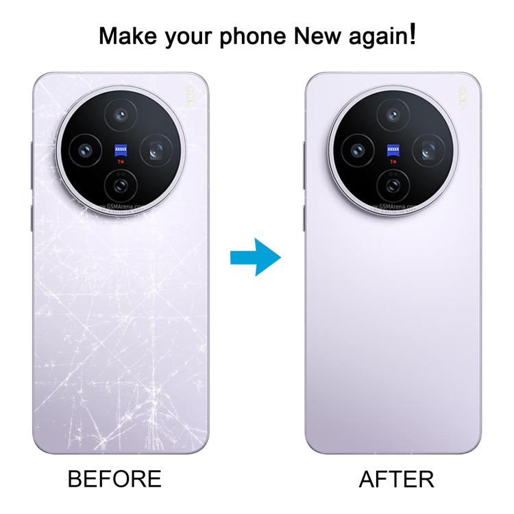 For vivo X200T 5G India Original Battery Back Cover with Camera Lens Frame - Purple