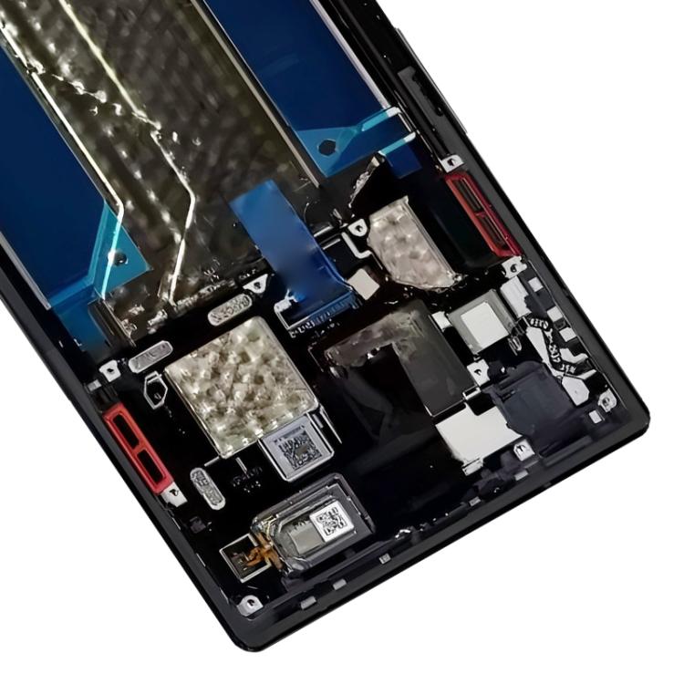For ZTE nubia RedMagic 11 Pro+ NX809J AMOLED Original LCD Screen Digitizer Full Assembly with Frame / Fingerprint Flex Cable