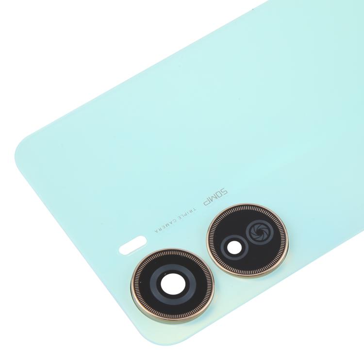 For ZTE Axon 40 Lite Plastic Battery Back Cover with Camera Lens Frame