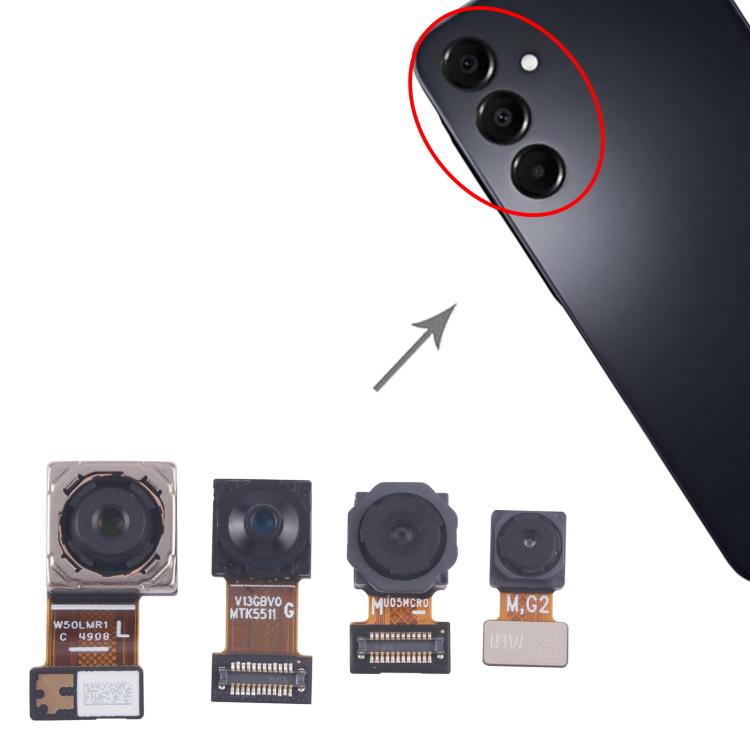 For Samsung Galaxy A16 SM-A165F Original Camera Set  - Macro + Wide + Main Camera + Front Camera