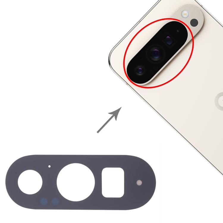 For Google Pixel 9 Pro XL 10pcs Back Camera Lens