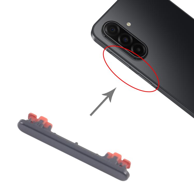 For Samsung Galaxy A17 4G SM-A175F 10pcs Volume Control Button  - Black