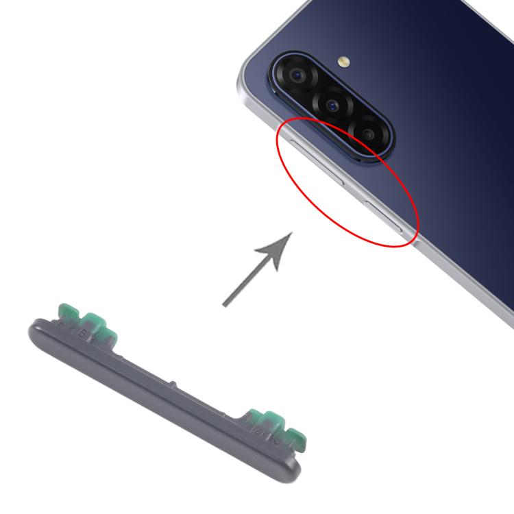 For Samsung Galaxy M17 SM-M176B 10pcs Volume Control Button  - Black