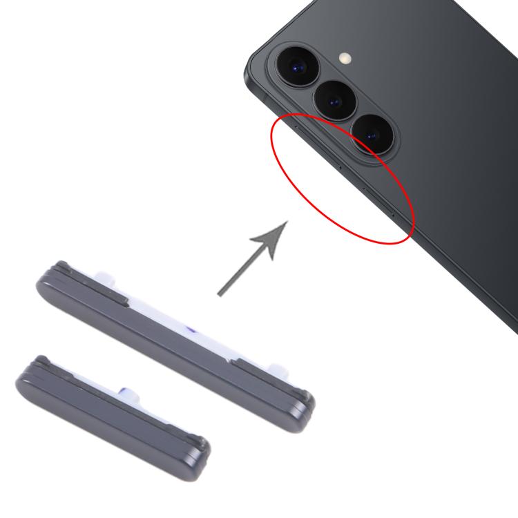 For Samsung Galaxy S26+ SM-S947B 10set Power Button and Volume Control Button  - Black