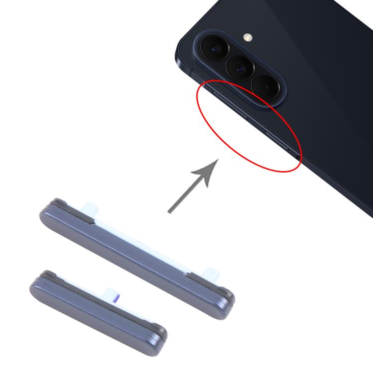 For Samsung Galaxy A57 SM-A576B 10set Power Button and Volume Control Button  - Blue