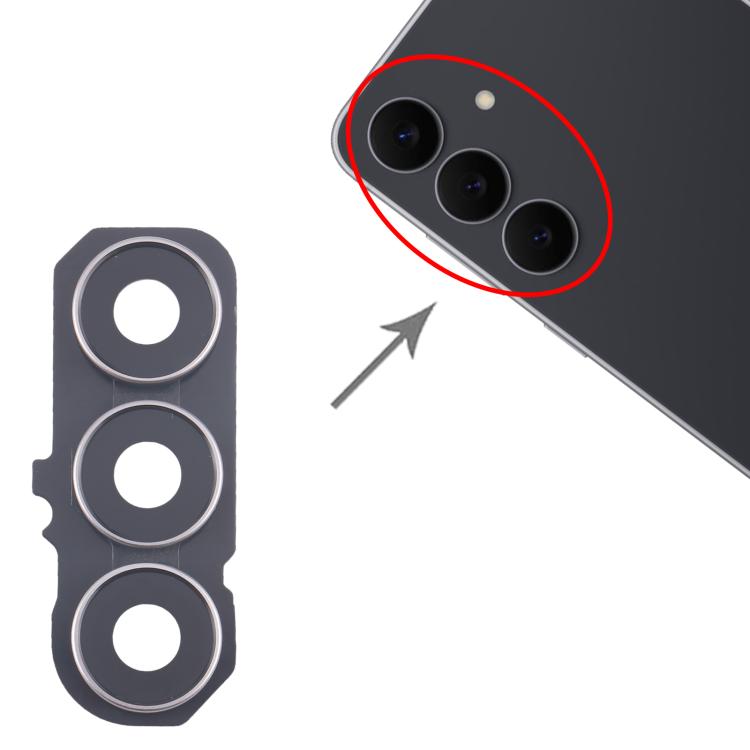 For Samsung Galaxy S25 FE SM-S731B 10pcs Rear Camera Lens Cover  - Black