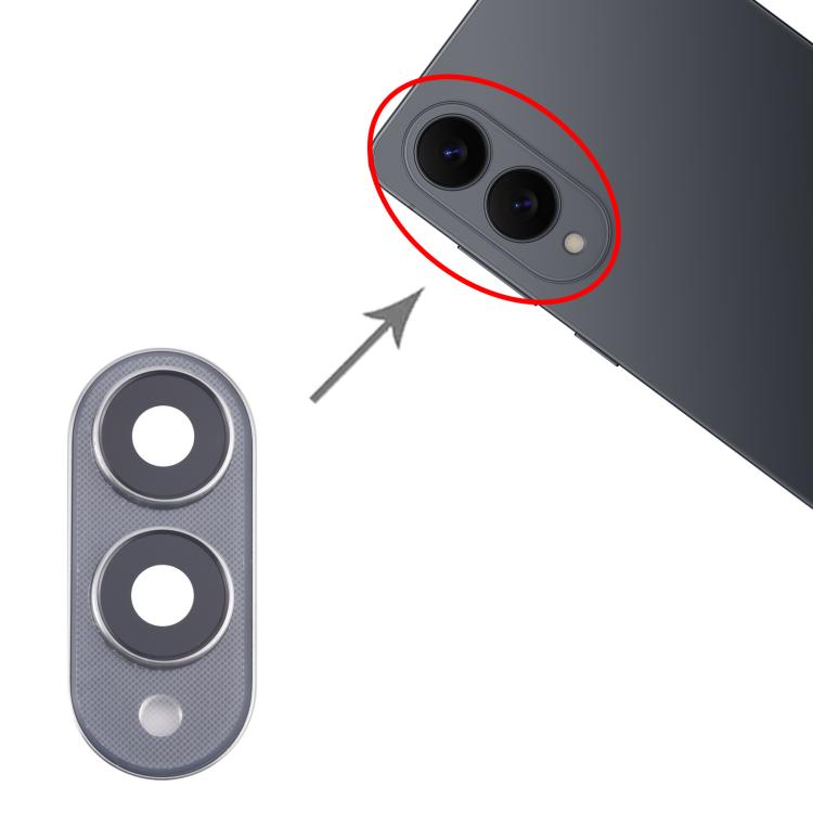 For Samsung Galaxy S25 Edge SM-S937B 10pcs Rear Camera Lens Cover   - Black