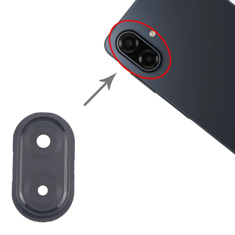 For Samsung Galaxy A07 4G SM-A075F 10pcs Rear Camera Lens Cover  - Black