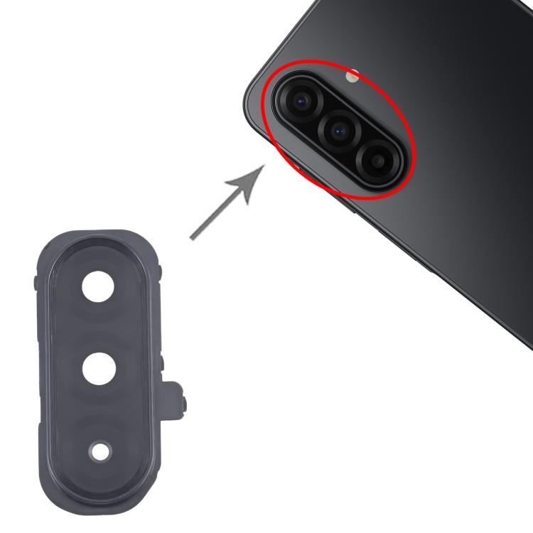 For Samsung Galaxy A17 4G SM-A175F 10pcs Rear Camera Lens Cover  - Black
