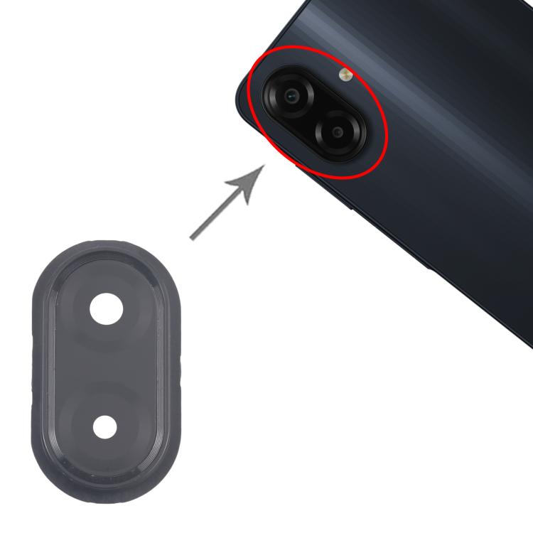 For Samsung Galaxy M07 SM-M075F 10pcs Rear Camera Lens Cover  - Black