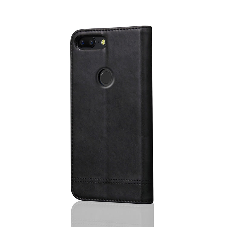 For OnePlus  5T Retro Crazy Horse Texture Casual Style with Absorption Horizontal Flip Leather Case with Holder & Card Slots & Wallet