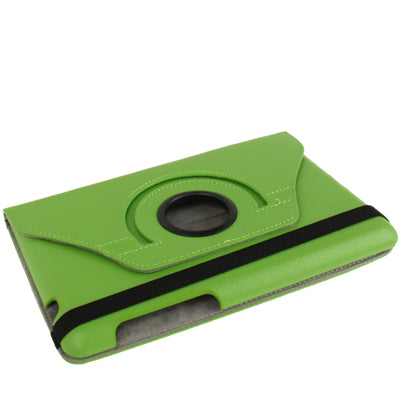 360 Degree Rotation Lichi Texture Leather Case with Holder for Acer Iconia B1-A71