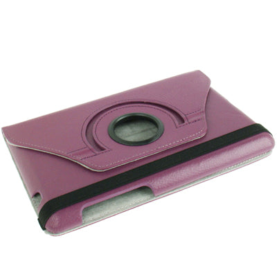 360 Degree Rotation Lichi Texture Leather Case with Holder for Acer Iconia B1-A71
