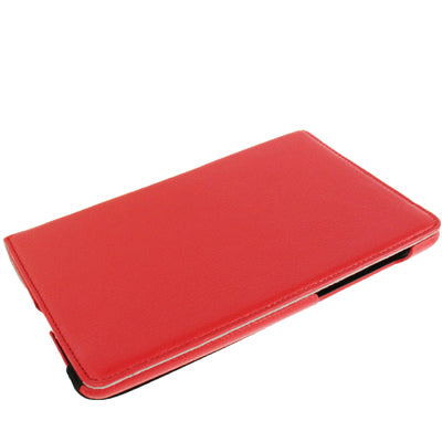 360 Degree Rotation Lichi Texture Leather Case with Holder for Acer Iconia B1-A71