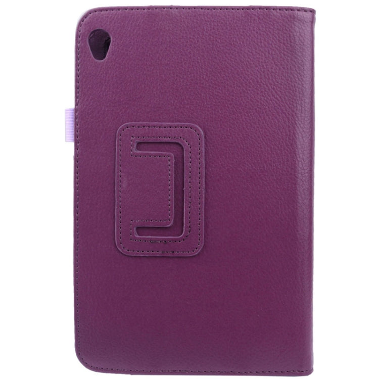 Litchi Texture Horizontal Flip Leather Case with Holder for Acer Iconia W3