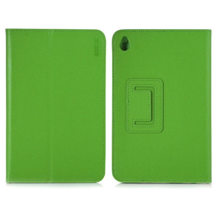 ENKAY Litchi Texture Protective Leather Case with Holder for Acer Iconia W4-820
