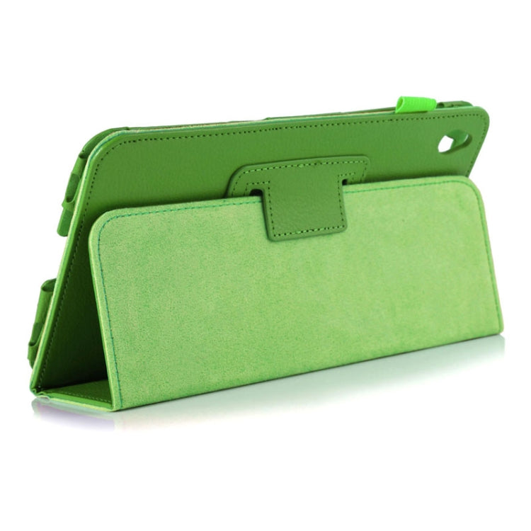 ENKAY Litchi Texture Protective Leather Case with Holder for Acer Iconia W4-820