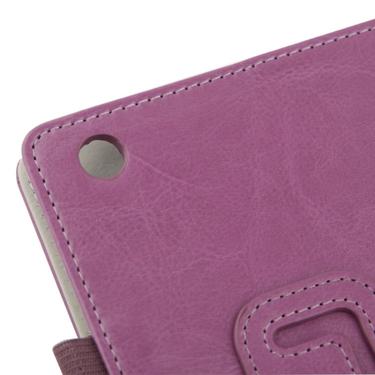 Crazy Horse Texture Protective Leather Case with Holder for Acer Iconia A1-830