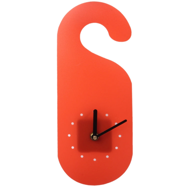 Creative Hook Style Wall Clock