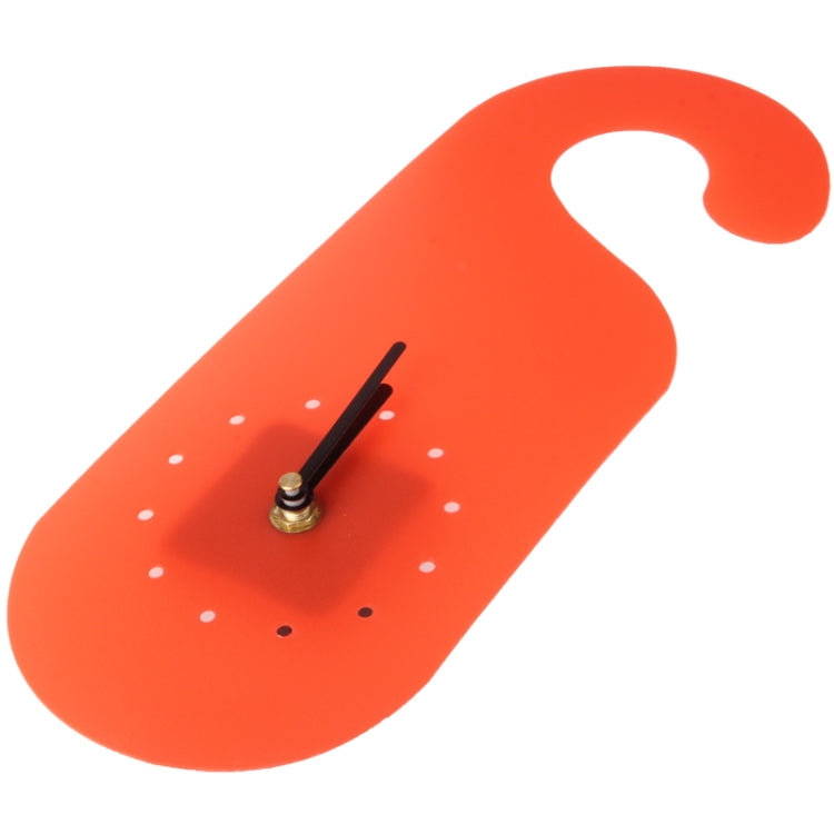 Creative Hook Style Wall Clock