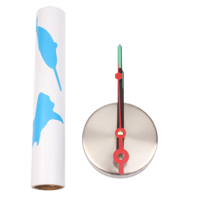 Fashionable DIY Dolphin Wall Sticker Clock Home Decoration(Blue)