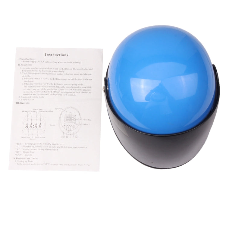 Unique Helmet Digital Clock