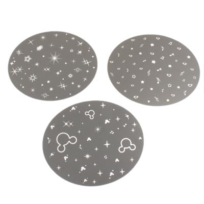 Android Robot Colorful Music Starry Star Sky Projection Alarm Clock(Pink)