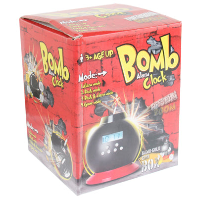 LED Bomb Alarm Clock with Bank and Game Mode