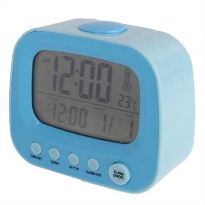 Multi-function LCD Display Alarm Clock with Calendar & Night Light & Snooze & Temperature Display Function