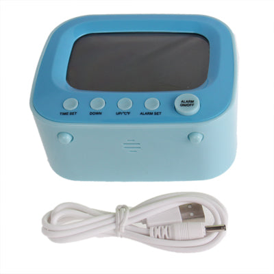 Multi-function LCD Display Alarm Clock with Calendar & Night Light & Snooze & Temperature Display Function