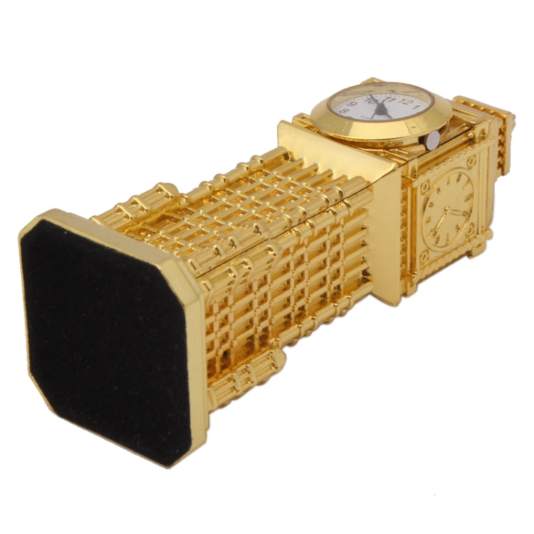 Novelty Clock Tower Themed Miniature Desktop Mini Clock