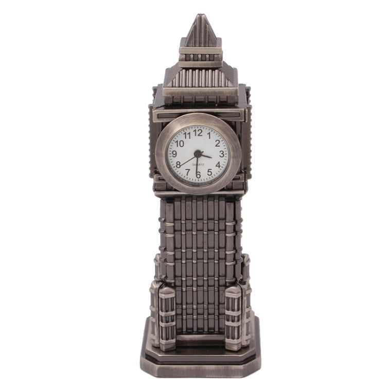 Novelty Clock Tower Themed Miniature Desktop Mini Clock